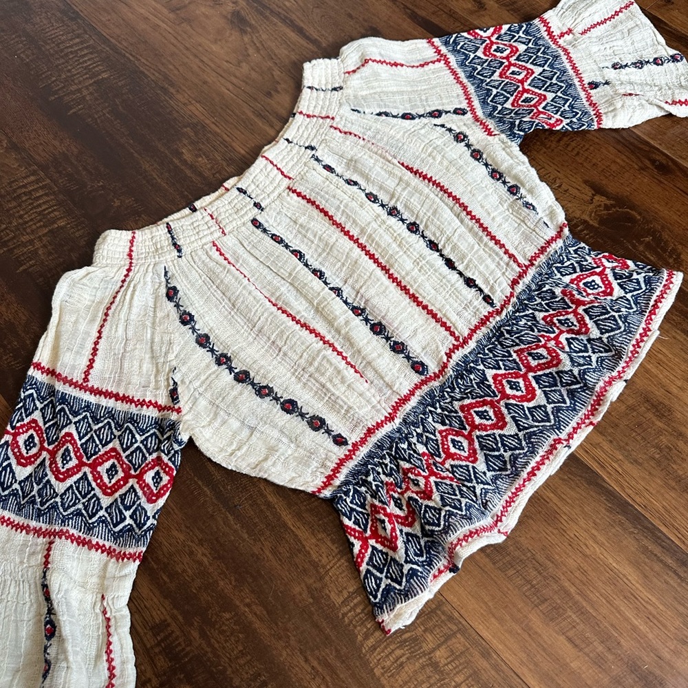 BOHO Raga off the shoulder top